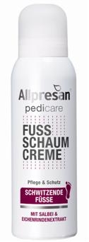 Allpresan pedicare Fu-Schaum-Creme fr schwitzende Fe, 125ml  10,10EUR