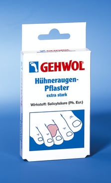 GEHWOL Hhneraugen-Pflaster extra stark - Weichen Hhneraugen und verhornte Stellen auf, so dass eine schmerzlose Entfernung mglich ist.  2,60EUR