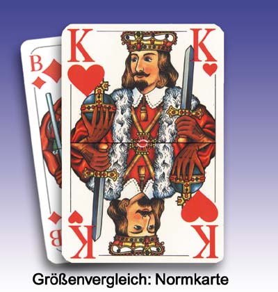 Senioren Romm (Canasta und Bridge) - 2 x 52 Blatt und 6 Joker. Karten in praktischer Folienhlle 10,00EUR