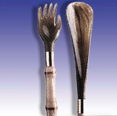 Rckenkratzhand mit Schuhlffel  13,10EUR