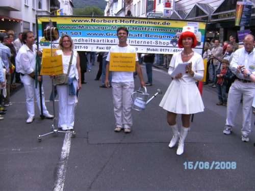 Beim Rheinland-Pfalz-Tag 2008 in Bad Neuenahr